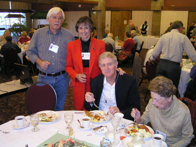 K. Goddard, Pres. Zinser, Jim Dean, Mollie Bennett